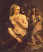 Venus at her Toilet TIZIANO Vecellio